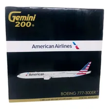 Aviao Boeing 777-300 Er American Airlines Scala 1:200 Cor Branco Foto mini  3
