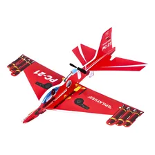 Avião Planador Com Motor A Bateria Recarregável Cor Vermelho Foto  mini 1
