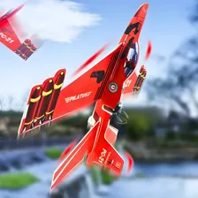 Avião Planador Com Motor A Bateria Recarregável Cor Vermelho Foto mini  2