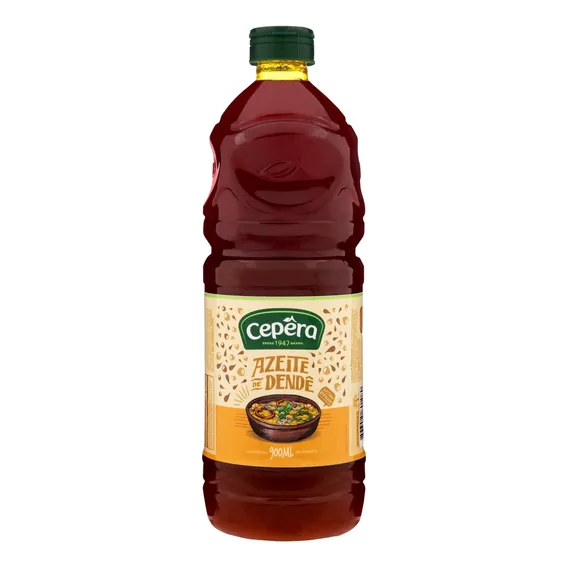 Azeite de DendĂȘ CepĂȘra Garrafa 900ml Foto 1