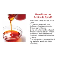 Azeite De Dendê Da Bahia 5 Litros Moqueca Acarajé Gourmet Foto  mini 1