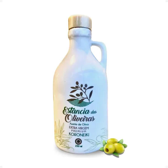 Azeite Oliva Extra Virgem Koroneiki Estância Oliveiras 250ml Foto 1