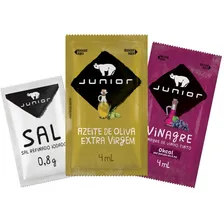 Azeite + Vinagre + Sal Envelopes Junior 4ml - 2900 Sachês Foto  mini 1