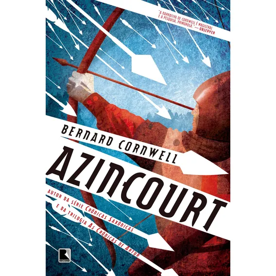 Azincourt, de Cornwell, Bernard. Editorial Editora Record Ltda., capa mole em português, 2009 Foto 1