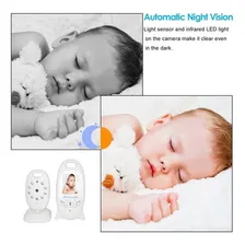 Babá Eletrônica Câmera Sem Fio Visão Noturna Lcd Digital 2p Foto mini 3
