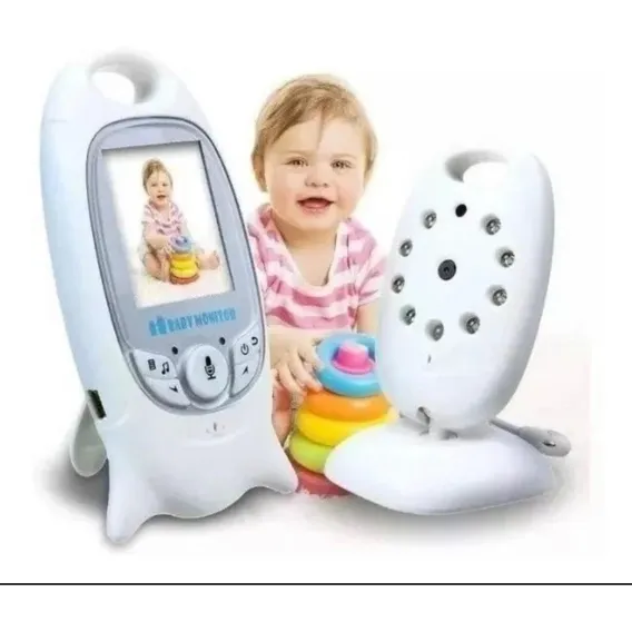 Babá Eletrônica Câmera Sem Fio Visão Noturna Lcd Digital 2p Foto 1