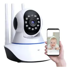 Babá Eletrônica Ip Câmera Babá Eletrônica Com Câmera E Wi-fi -branco Foto mini 1
