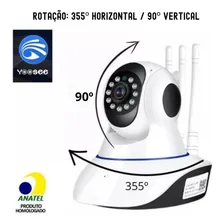 Baba Eletronica Camera Ip Wifi Sd Visao Noturna 3 Antenas Foto mini 4