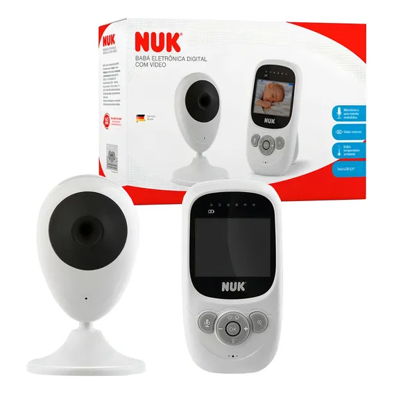 Baba Eletronica Com Video Criança Visão Noturna Nuk Digital Foto 1