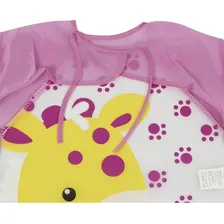 Babador Avental Manga Longa Infantil Bebê Impermeável Menina Foto mini 4