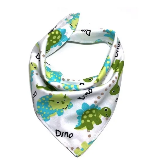 Babador Bandana Kit C/15 C/ 2 Botoes Cor Menino Tamanho Un Foto 1