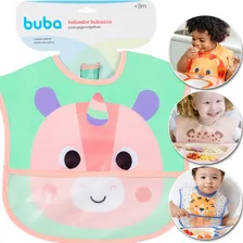 Babador Com Bolso Impermeável Bubazoo Unicórnio - Buba Unicórnio Bubazoo Foto mini 4
