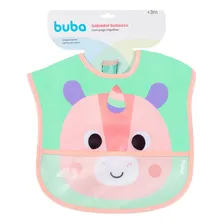 Babador Com Bolso Impermeável Bubazoo Unicórnio - Buba Unicórnio Bubazoo Foto  mini 1
