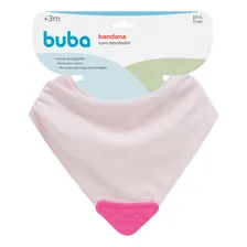 Babador Com Mordedor Rosa Buba Foto  mini 1