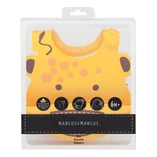 Babador em Silicone Girafa Amarelo Marcus & Marcus Foto mini  2