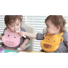 Babador em Silicone Girafa Amarelo Marcus & Marcus Foto mini 4