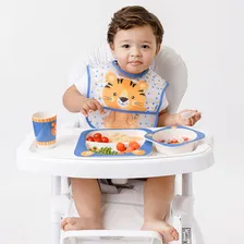 Babador Infantil Com Bolso Tigrinho Cata Migalhas Buba Foto mini 2