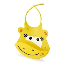 Babador Para Bebe Girafa De Silicone Silybib Multikids Baby Cor Girafa BB043 Animais Foto mini 2