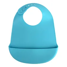 Babador Silicone Azul - A baby Foto mini 1