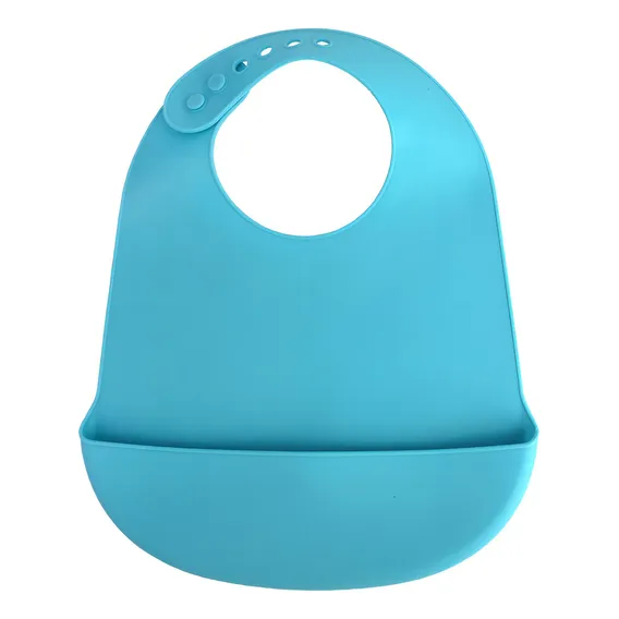 Babador Silicone Azul - A baby Foto 1