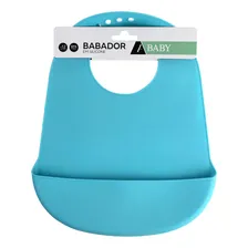 Babador Silicone Azul - A baby Foto mini 2