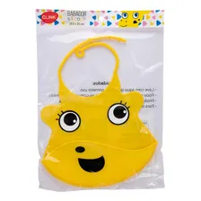 Babador Silicone Cata Migalha Impermeável Para Bebes Cor Amarelo Girafa Tamanho UN Foto mini 4