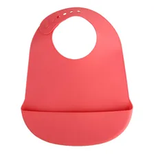 Babador Silicone Rosa - A baby Foto  mini 1