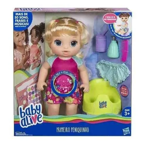 Baby Alive BebĂȘ primeiro peniquinho loira Foto 1