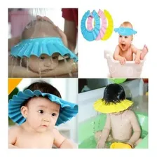 Baby Cap Chuveiro Infantil Touca Chapeu Regulável Banho Foto mini  2