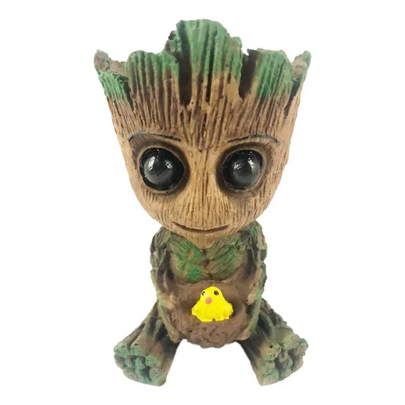 Baby Groot Vasinho 10cm Cactos E Suculentas Porta Objetos Foto 1