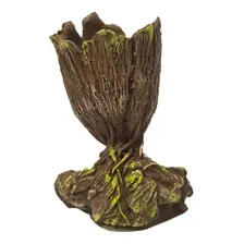 Baby Groot Vaso Decorativo Resina 15 Cm Feliz Foto mini 3