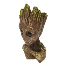Baby Groot Vaso Decorativo Resina 15 Cm Feliz Foto mini 2