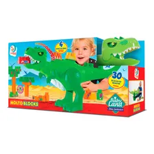 Baby Land Dino Jurássico Com 30 Blocos 8001 - Cardoso Toys Foto mini 1