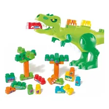 Baby Land Dino Jurássico Com 30 Blocos 8001 - Cardoso Toys Foto mini 3