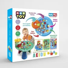 Baby Play Mesa Didática Divertida Infantil Escorrega Maptoy Foto mini 3