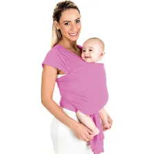 Baby Sling Mamãe Canguru Malha 100% Algodão Cor Azul-marinho Foto mini 2