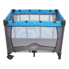 Baby Style Berço chiqueirinho cercado desmontável compacto cor azul Foto  mini 1
