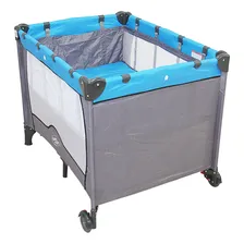 Baby Style Berço chiqueirinho cercado desmontável compacto cor azul Foto mini  2