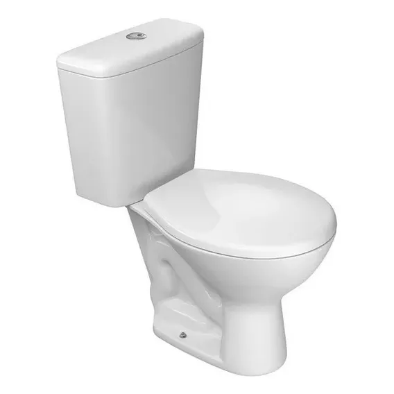 Bacia Branca C/ Caixa Acoplada Izy Deca & Assento Almofadado Cor Branco Foto 1
