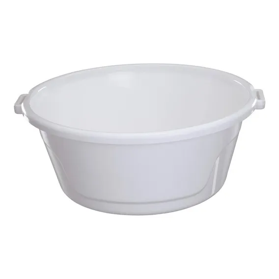 Bacia De Plástico Com Alças 25l Bac25 Astra Branco Df Foto 1
