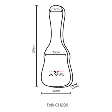 Bag Capa Para ViolĂŁo Folk Alcochoada Extra Luxo Avs Foto mini 2