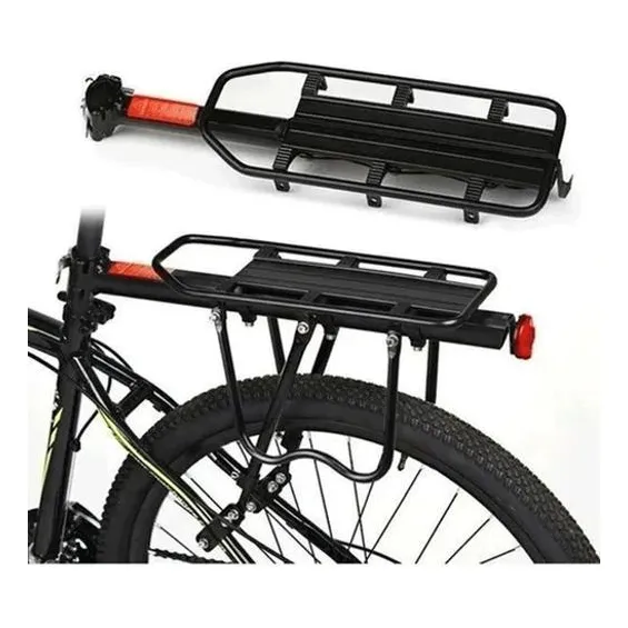 Bagageiro Garupa Alforge Traseiro Alum Bike 26/29 Regulagem Foto 1