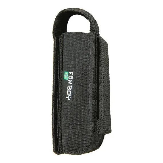 Bainha Porta Canivete Preto - Tamanho Médio - Fox Boy Fb835 Foto 1
