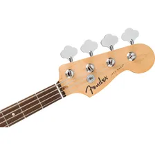 Baixo 4 Cordas Fender Standard Jazz Bass Olympic White Foto mini 4