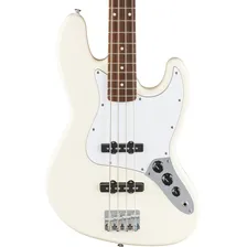 Baixo 4 Cordas Fender Standard Jazz Bass Olympic White Foto mini 3