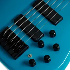 Baixo 5 Cordas Ativo Bartolini Cort C5 Deluxe Cbl Blue Foto mini 4