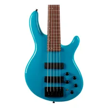 Baixo 5 Cordas Ativo Bartolini Cort C5 Deluxe Cbl Blue Foto mini 2