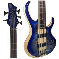 Baixo 5 Cordas Ibanez Btb 845 Cbl Cerulean Blue Burst Cor Azul (btb 845 Cbl) Orientação Da Mão Destro Foto  mini 1