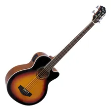 Baixo Acustico 5 Cordas Tagima Ab500 Sunburst Com Afinador Foto mini 1