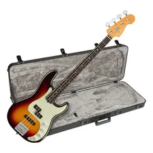 Baixo Fender American Ultra Precision Bass Ultraburst Foto mini 1